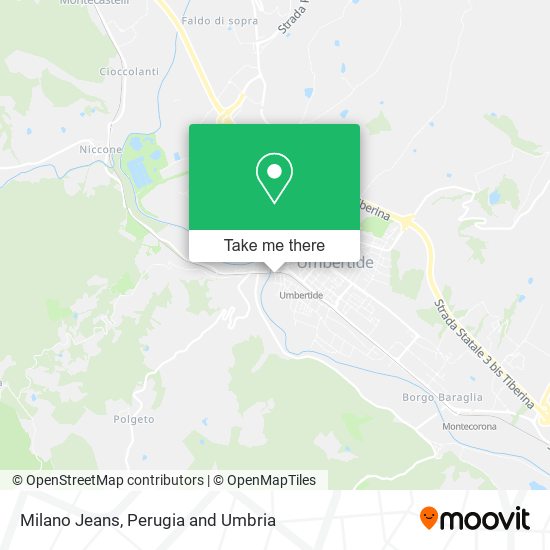 Milano Jeans map