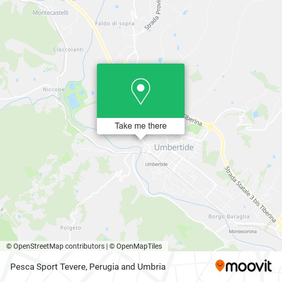 Pesca Sport Tevere map