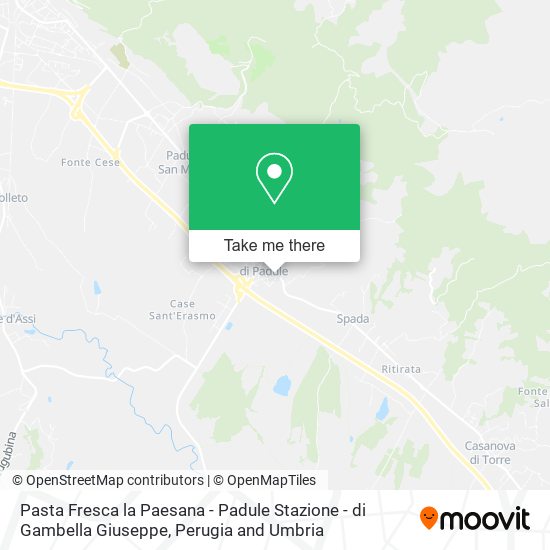 Pasta Fresca la Paesana - Padule Stazione - di Gambella Giuseppe map