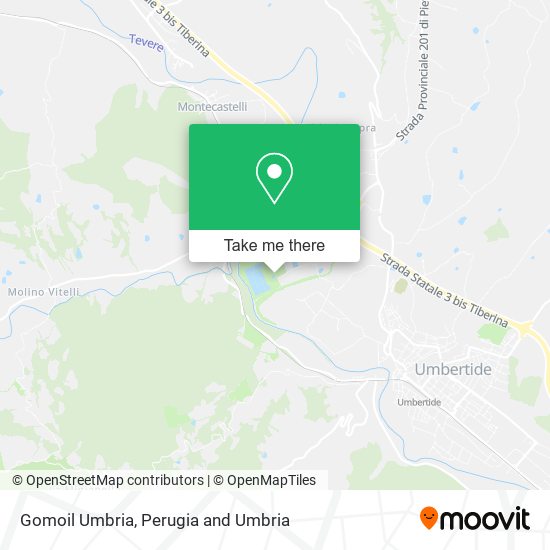 Gomoil Umbria map
