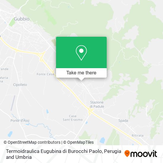 Termoidraulica Eugubina di Burocchi Paolo map
