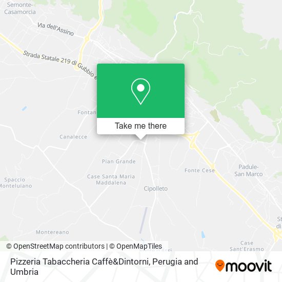 Pizzeria Tabaccheria Caffè&Dintorni map