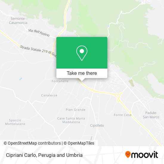 Cipriani Carlo map