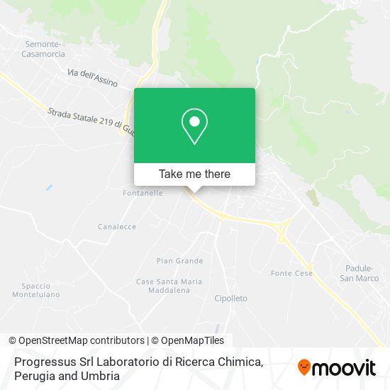 Progressus Srl Laboratorio di Ricerca Chimica map