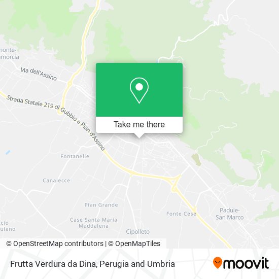 Frutta Verdura da Dina map