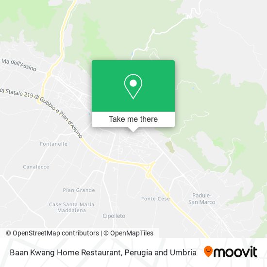 Baan Kwang Home Restaurant map