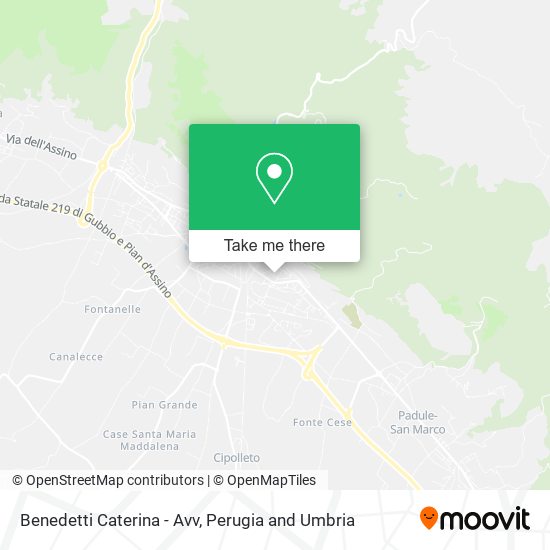 Benedetti Caterina - Avv map