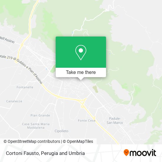Cortoni Fausto map