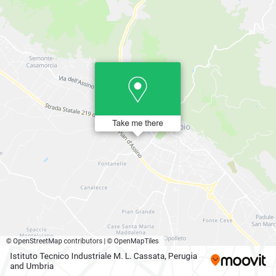 Istituto Tecnico Industriale M. L. Cassata map