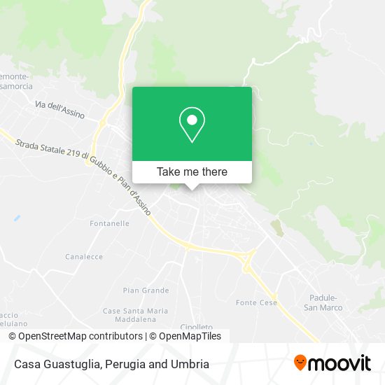 Casa Guastuglia map