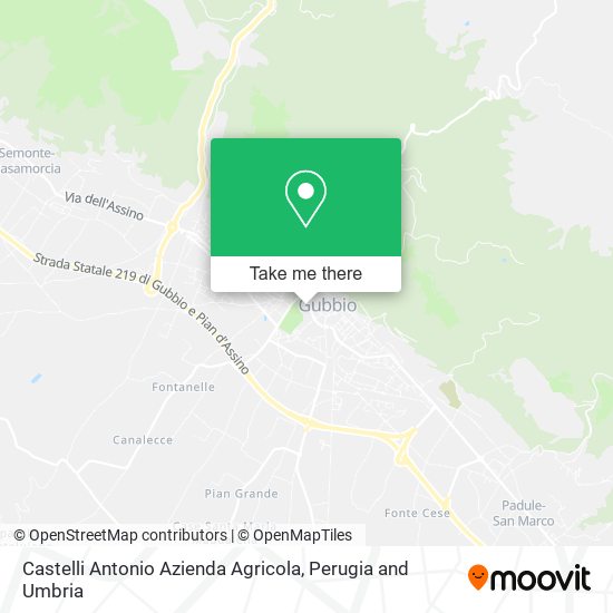 Castelli Antonio Azienda Agricola map