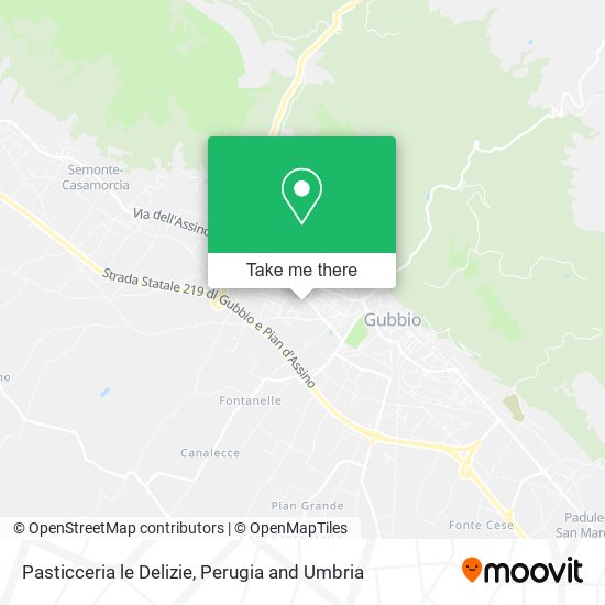 Pasticceria le Delizie map