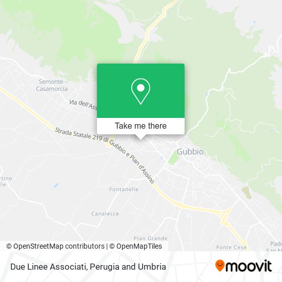 Due Linee Associati map