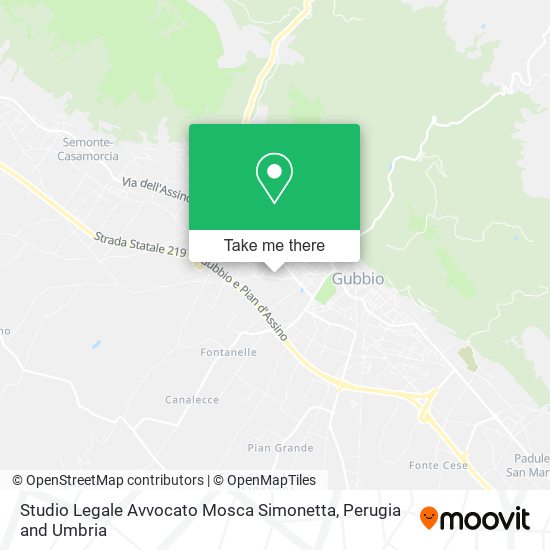 Studio Legale Avvocato Mosca Simonetta map