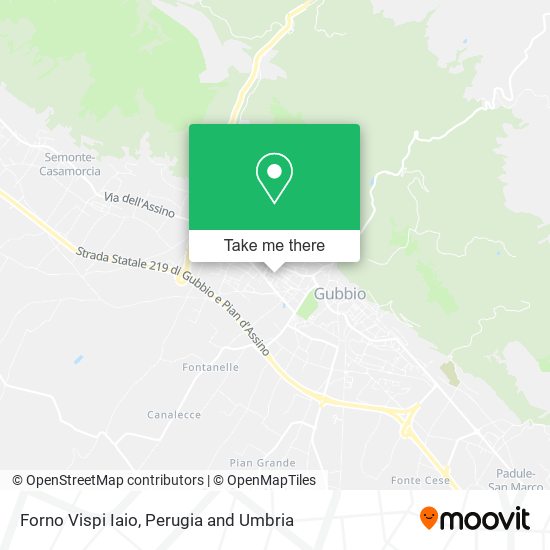 Forno Vispi Iaio map