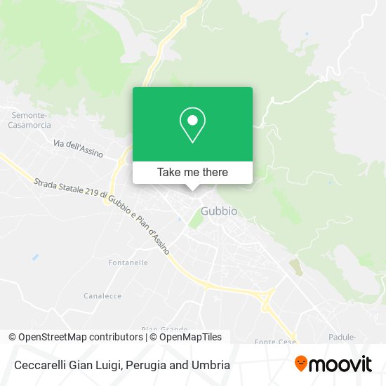 Ceccarelli Gian Luigi map
