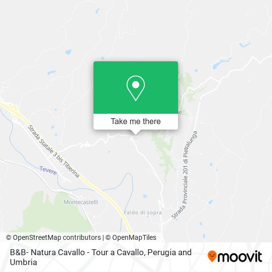 B&B- Natura Cavallo - Tour a Cavallo map