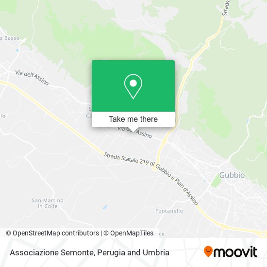 Associazione Semonte map