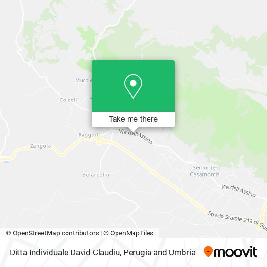Ditta Individuale David Claudiu map