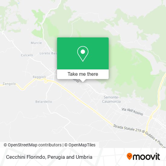 Cecchini Florindo map
