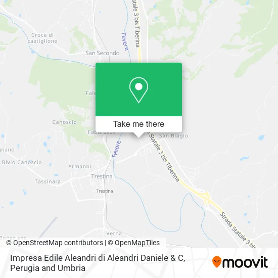 Impresa Edile Aleandri di Aleandri Daniele & C map