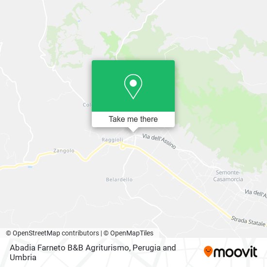 Abadia Farneto B&B Agriturismo map