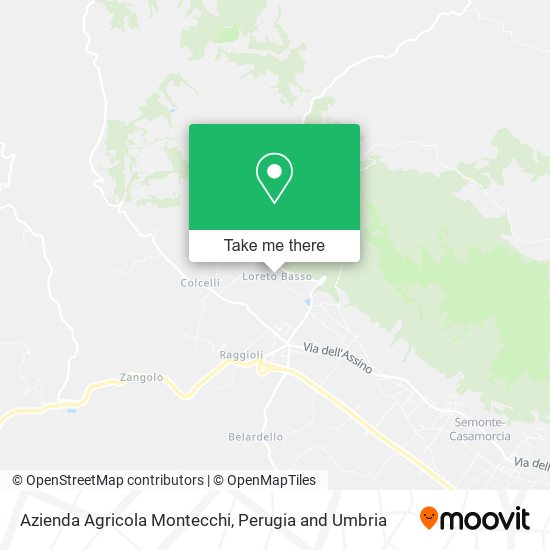 Azienda Agricola Montecchi map