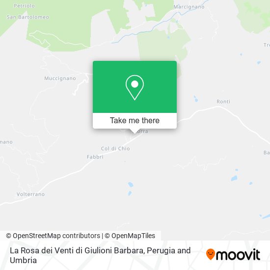 La Rosa dei Venti di Giulioni Barbara map