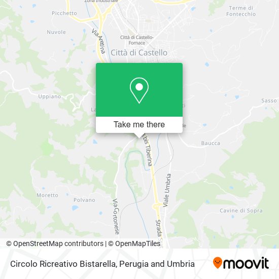 Circolo Ricreativo Bistarella map