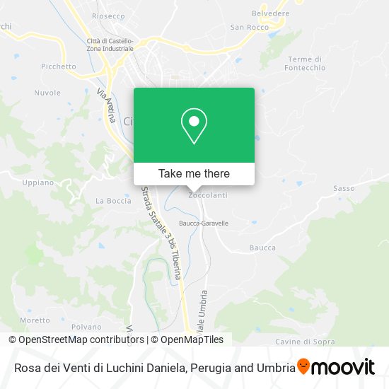Rosa dei Venti di Luchini Daniela map
