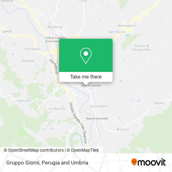 Gruppo Giorni map