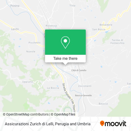 Assicurazioni Zurich di Lelli map
