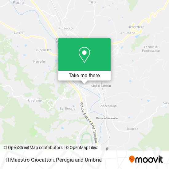 Il Maestro Giocattoli map