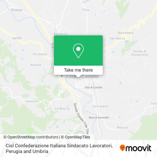 Cisl Confederazione Italiana Sindacato Lavoratori map