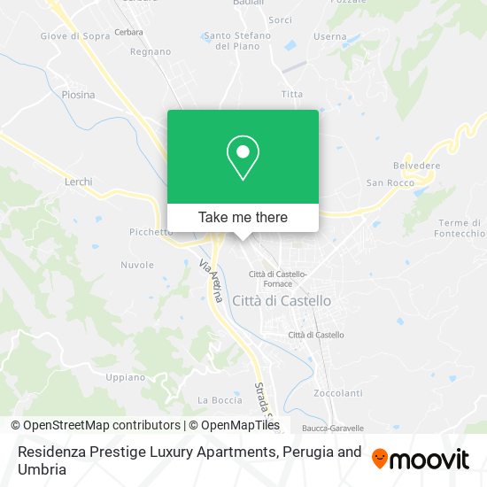 Residenza Prestige Luxury Apartments map