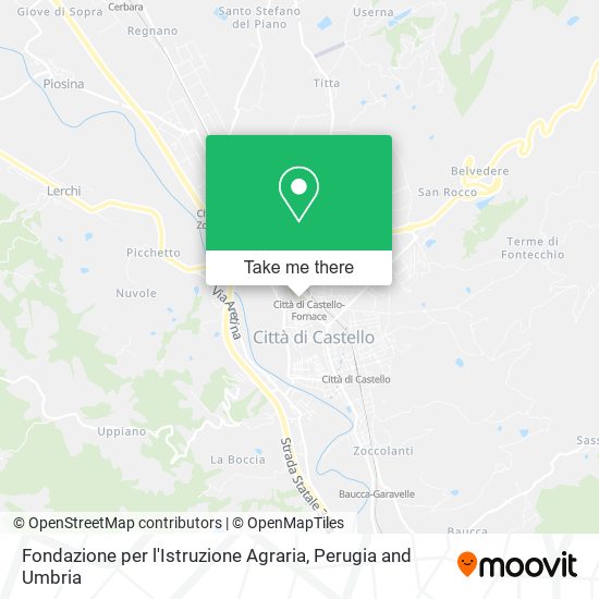 Fondazione per l'Istruzione Agraria map