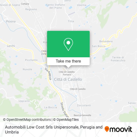 Automobili Low Cost Srls Unipersonale map