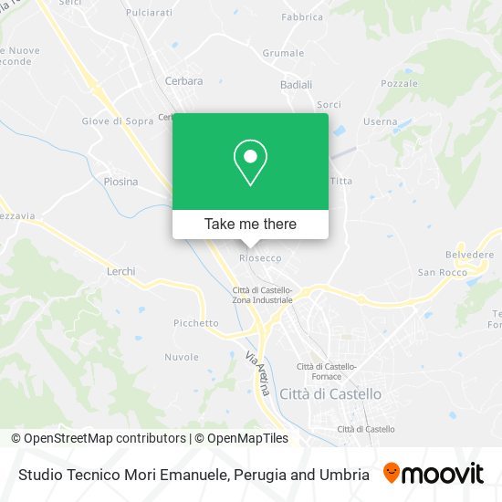 Studio Tecnico Mori Emanuele map