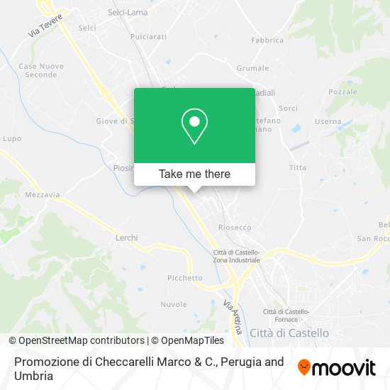 Promozione di Checcarelli Marco & C. map