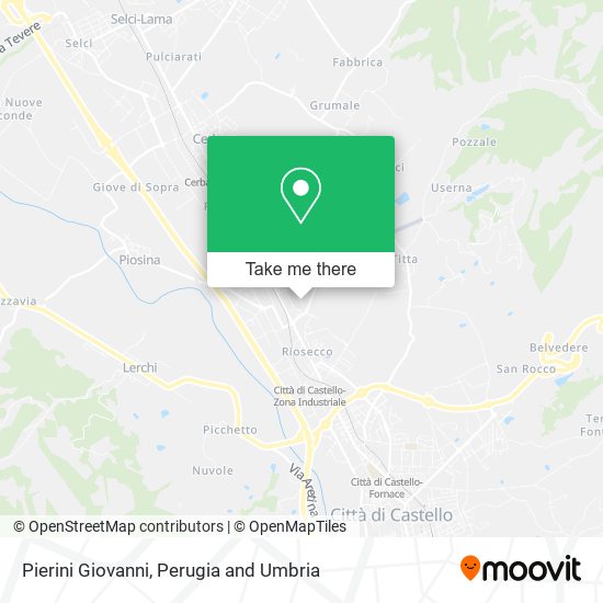 Pierini Giovanni map