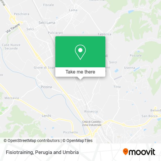 Fisiotraining map