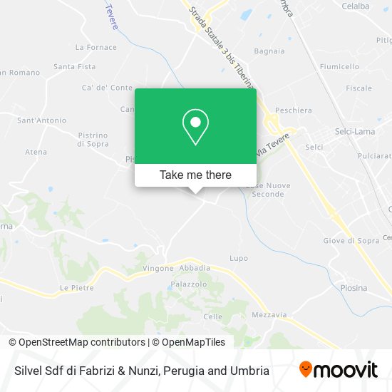 Silvel Sdf di Fabrizi & Nunzi map