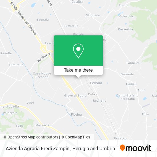 Azienda Agraria Eredi Zampini map