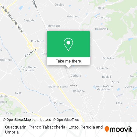 Quacquarini Franco Tabaccheria - Lotto map