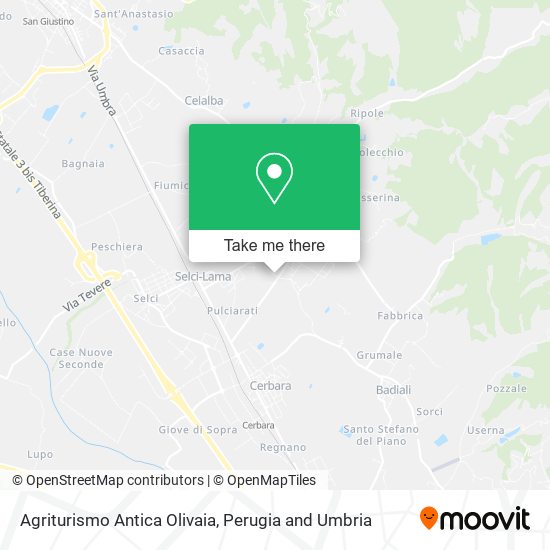 Agriturismo Antica Olivaia map