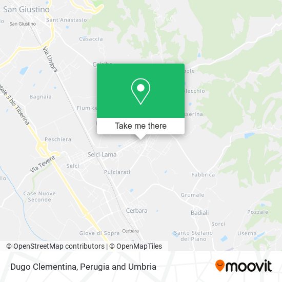 Dugo Clementina map