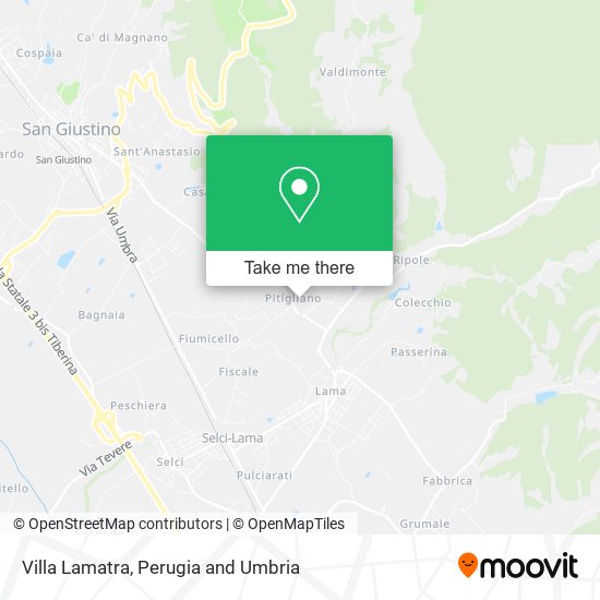 Villa Lamatra map