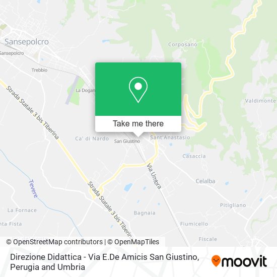 Direzione Didattica - Via E.De Amicis San Giustino map