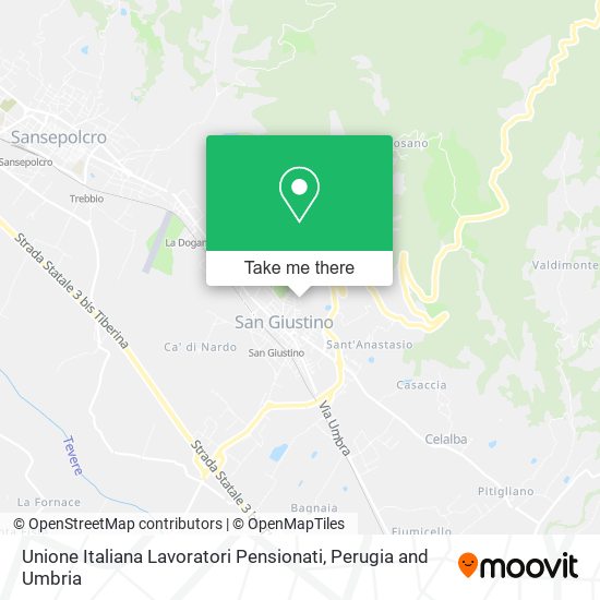 Unione Italiana Lavoratori Pensionati map