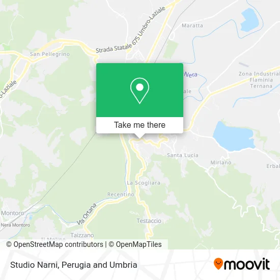 Studio Narni map